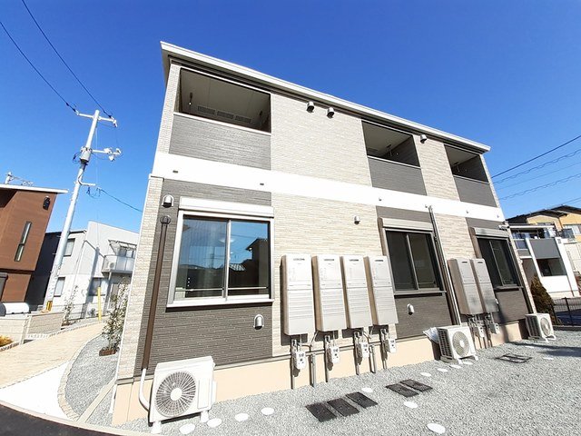 倉敷市酒津の賃貸アパートの外観 倉敷市酒津の賃貸アパートの外観