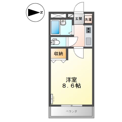 1階の間取り図