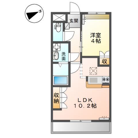 1階の間取り図