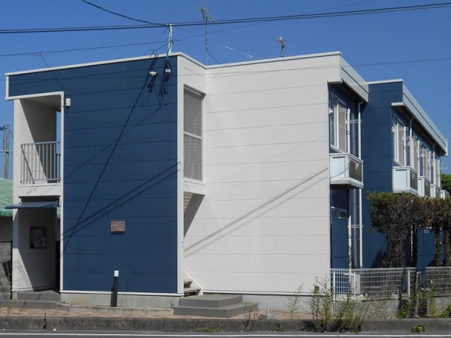 倉敷市中島の賃貸アパートの外観 倉敷市中島の賃貸アパートの外観