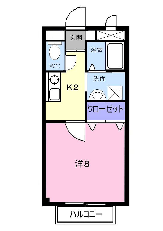 2階の間取り図