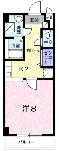 1階の間取り図