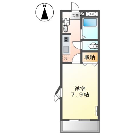 2階の間取り図