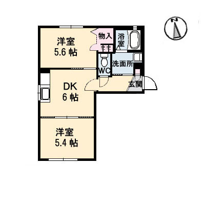 1階の間取り図