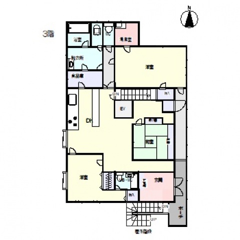 3階の間取り図