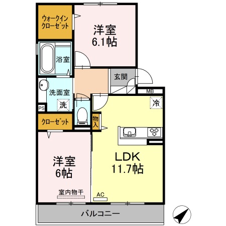 3階の間取り図
