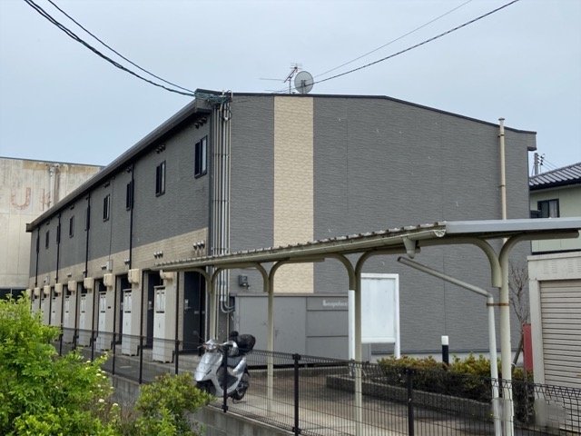 倉敷市玉島阿賀崎１丁目の賃貸アパートの外観