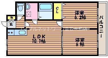 6階の間取り図