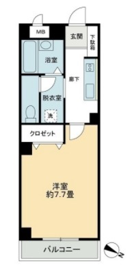 2階の間取り図