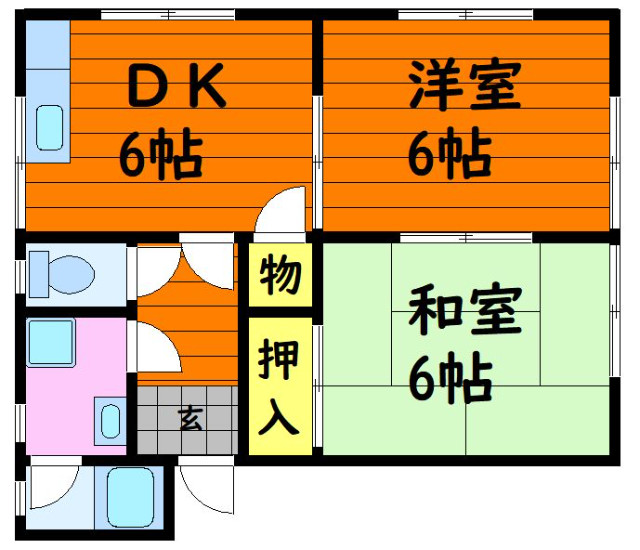 2階の間取り図