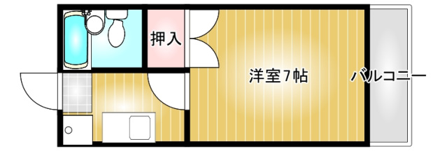 2階の間取り図