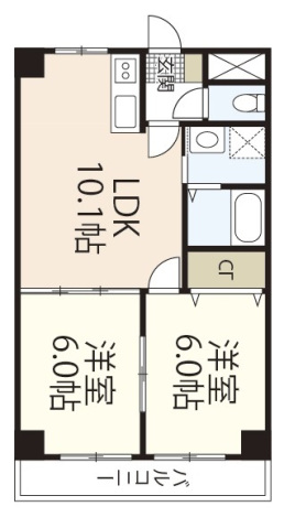 6階の間取り図
