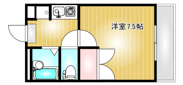 2階の間取り図