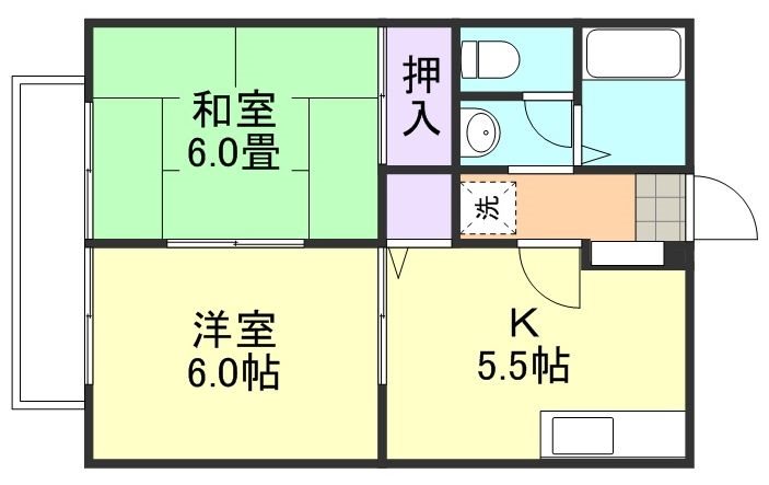 1階の間取り図