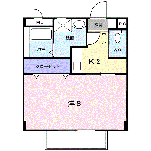 2階の間取り図