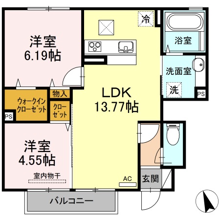 1階の間取り図