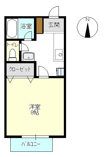2階の間取り図