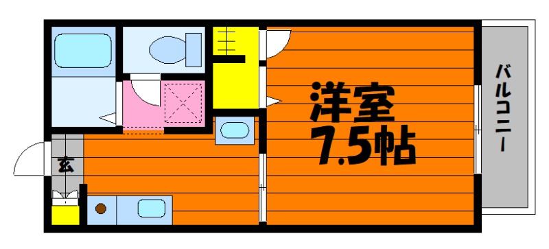 2階の間取り図