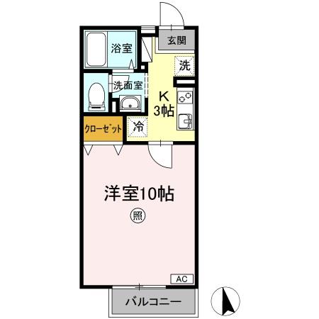 1階の間取り図