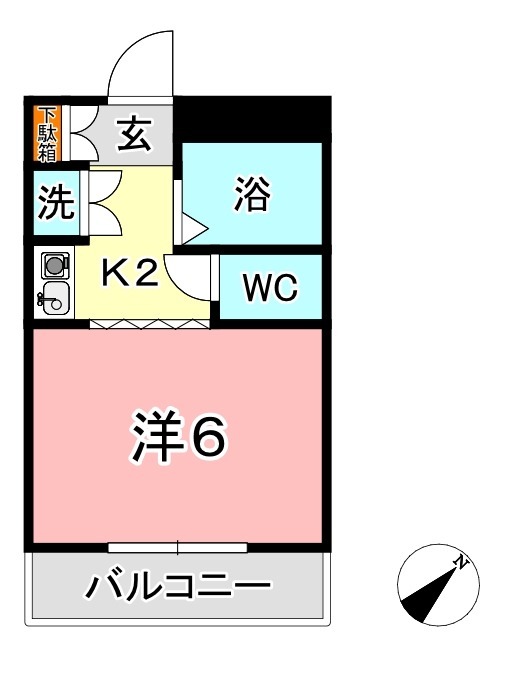 2階の間取り図