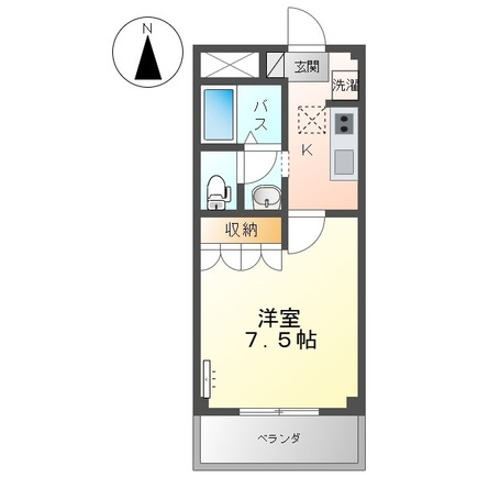 1階の間取り図