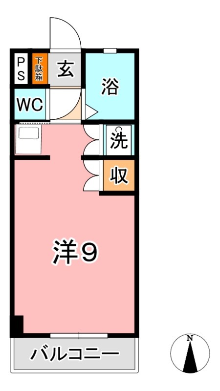 2階の間取り図