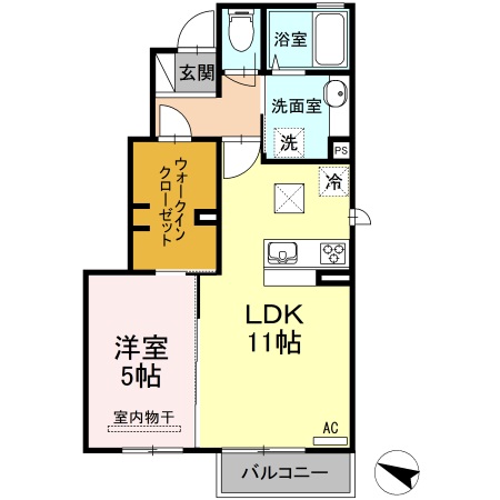 1階の間取り図
