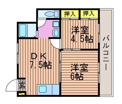 1階の間取り図