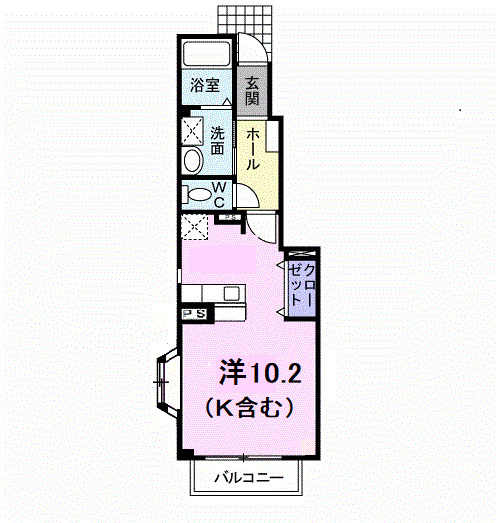 1階の間取り図
