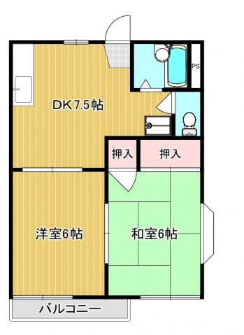 1階の間取り図