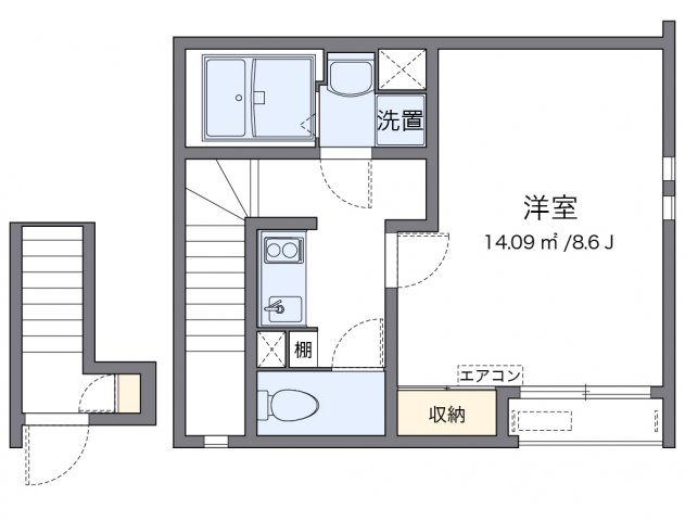 代表的な間取のため実際の間取とは異なる場合があります