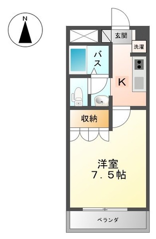 1階の間取り図