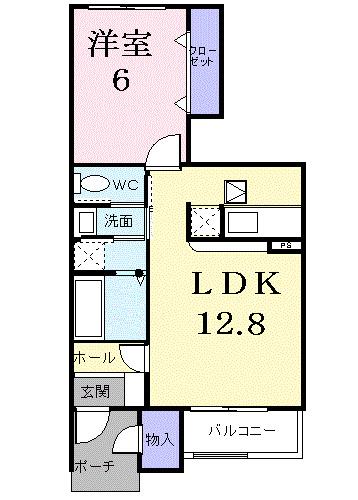 1階の間取り図