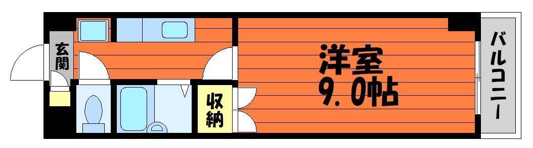 4階の間取り図