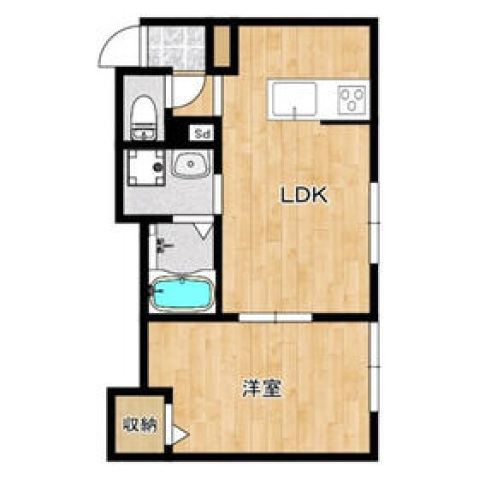 2階の間取り図