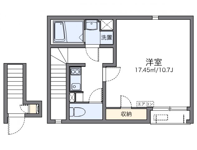 2階の間取り図