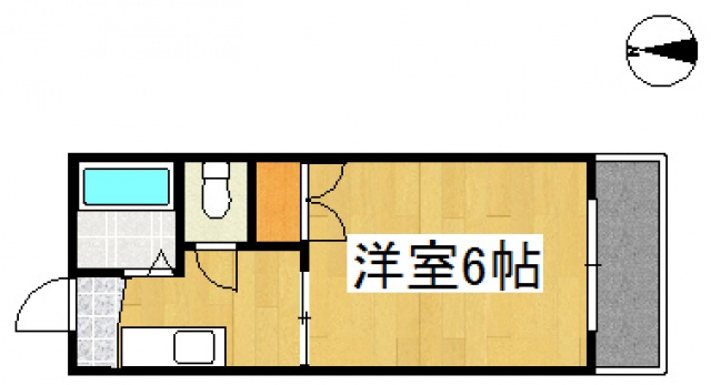 4階の間取り図