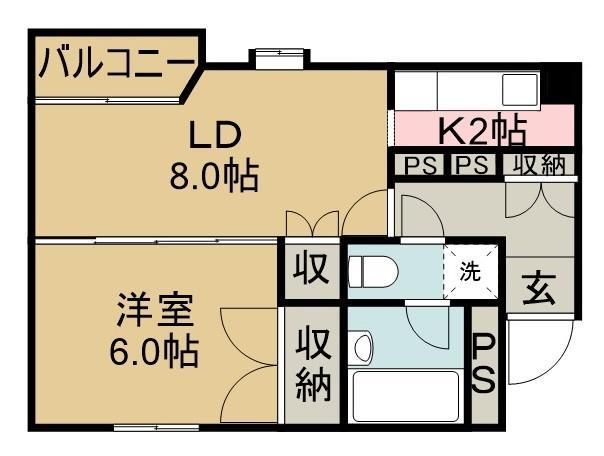 1階の間取り図