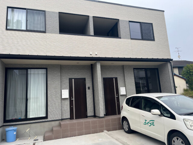 倉敷市中庄の賃貸アパートの外観 倉敷市中庄の賃貸アパートの外観