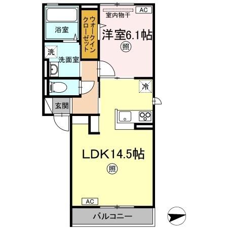 2階の間取り図