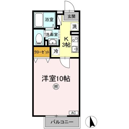 1階の間取り図