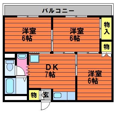 1階の間取り図