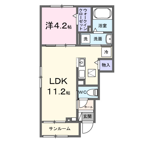 1階の間取り図
