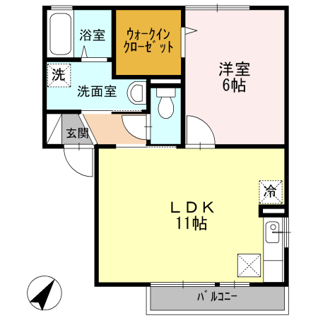 1階の間取り図