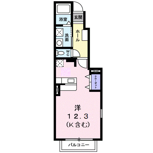 1階の間取り図