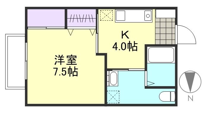 1階の間取り図