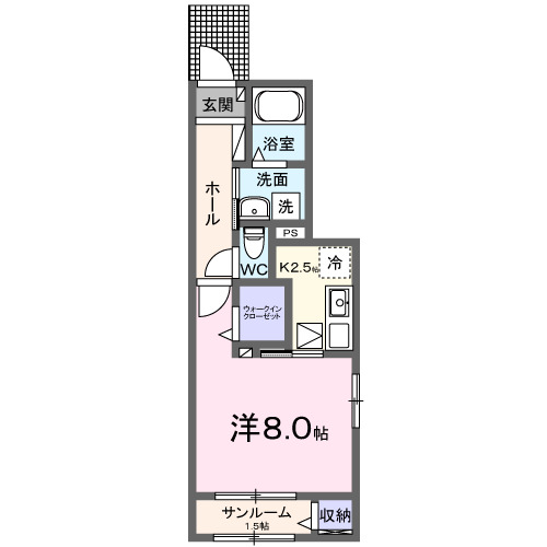 1階の間取り図