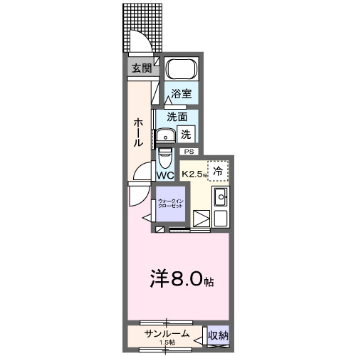 1階の間取り図