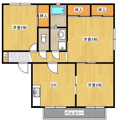 2階の間取り図