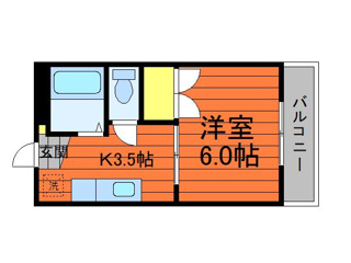 2階の間取り図